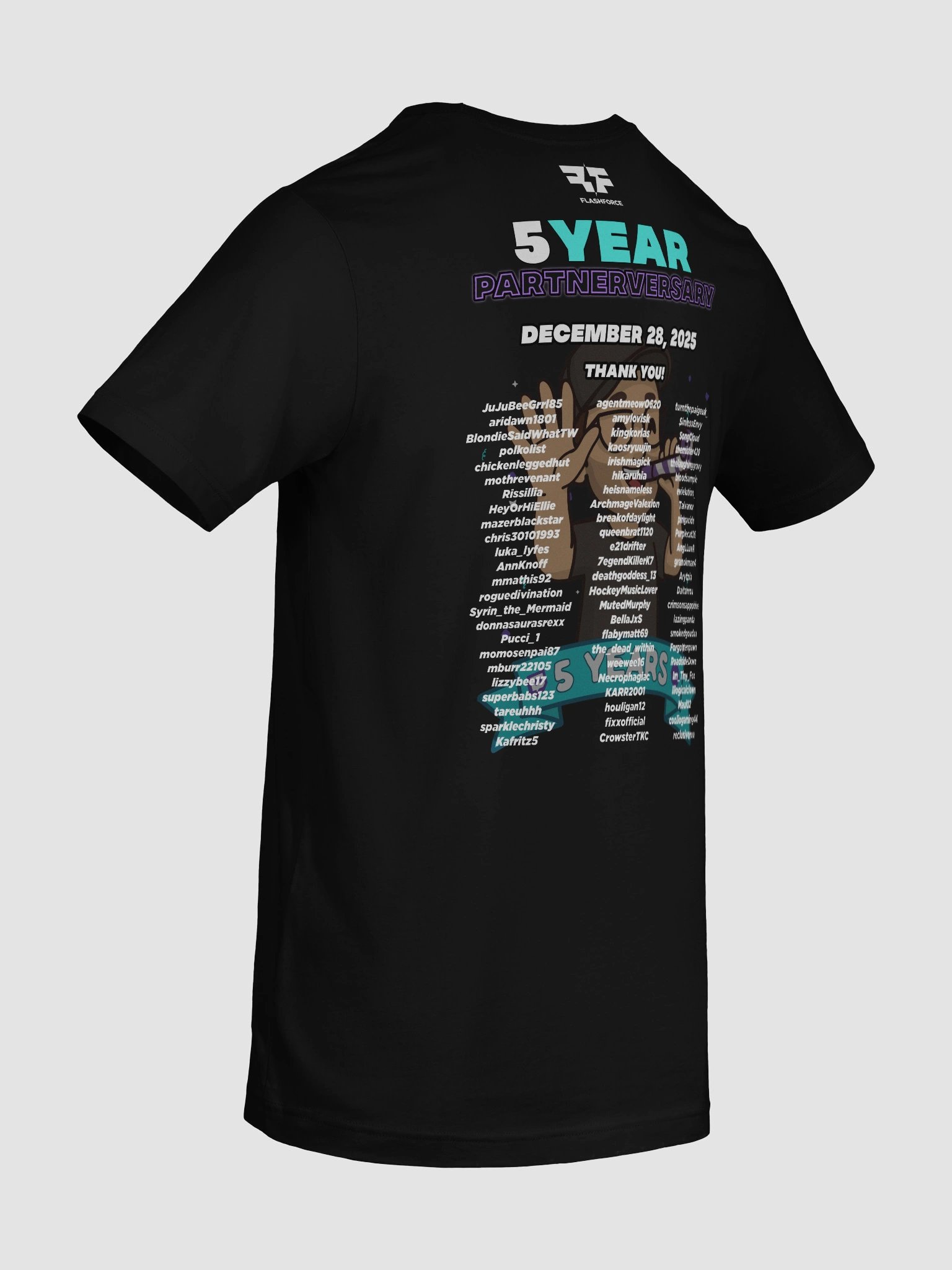 FlashForce 5 Year Partnerversary Shirt product image (10)