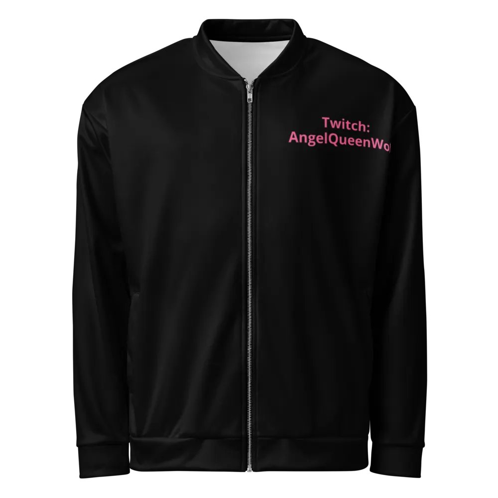 AngelQueenWolf Print Bomber Jacket product image (1)
