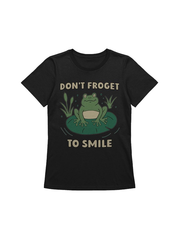 Don't Froget To Smile Frog Women's Relaxed-fit T-shirt product image (1)
