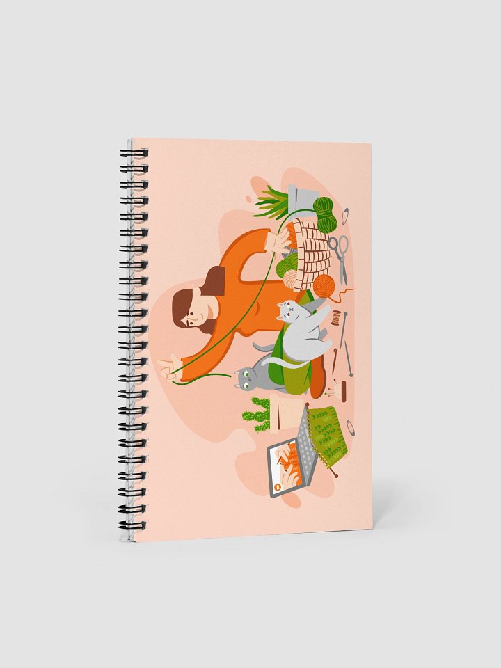 Cozy Crafter's Spiral Notebook product image (1)