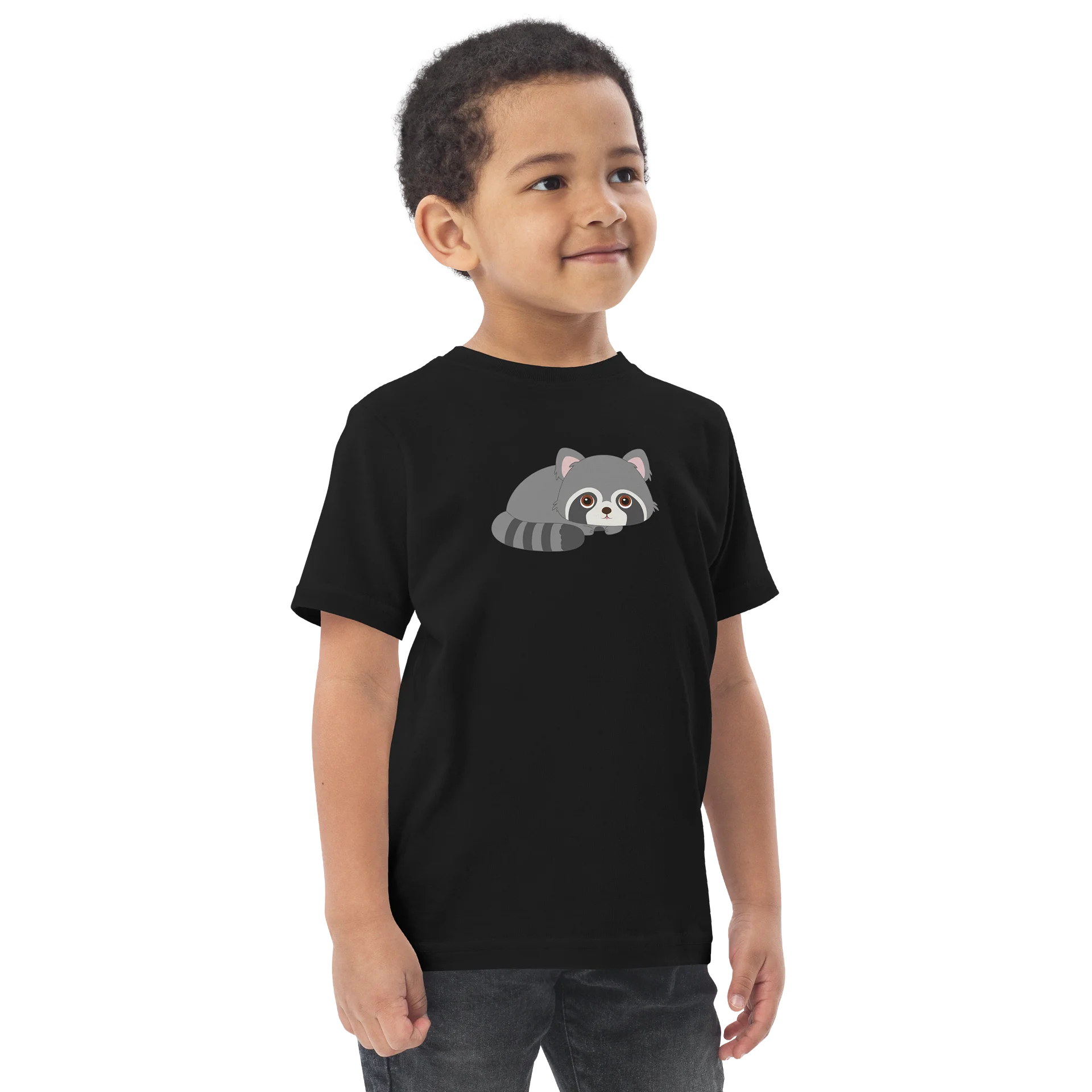 Woodland Animals Raccoon Toddler Jersey T-Shirt product image (2)