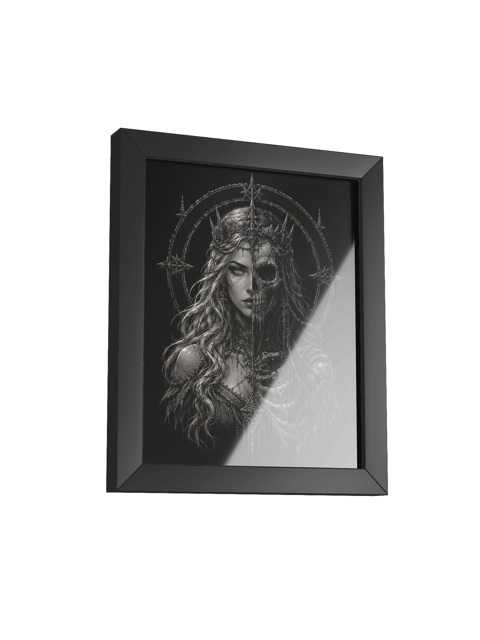 NORTHERN ILLUSIONS - The Faces of Hel (Goddess) Premium Framed Poster product image (9)