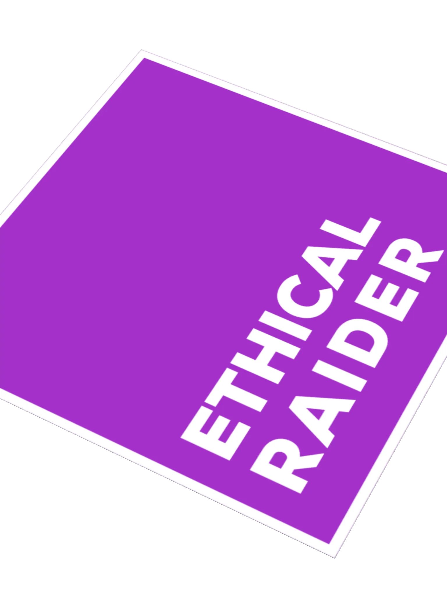 Ethical Raider (DH Purple) Sticker product image (5)
