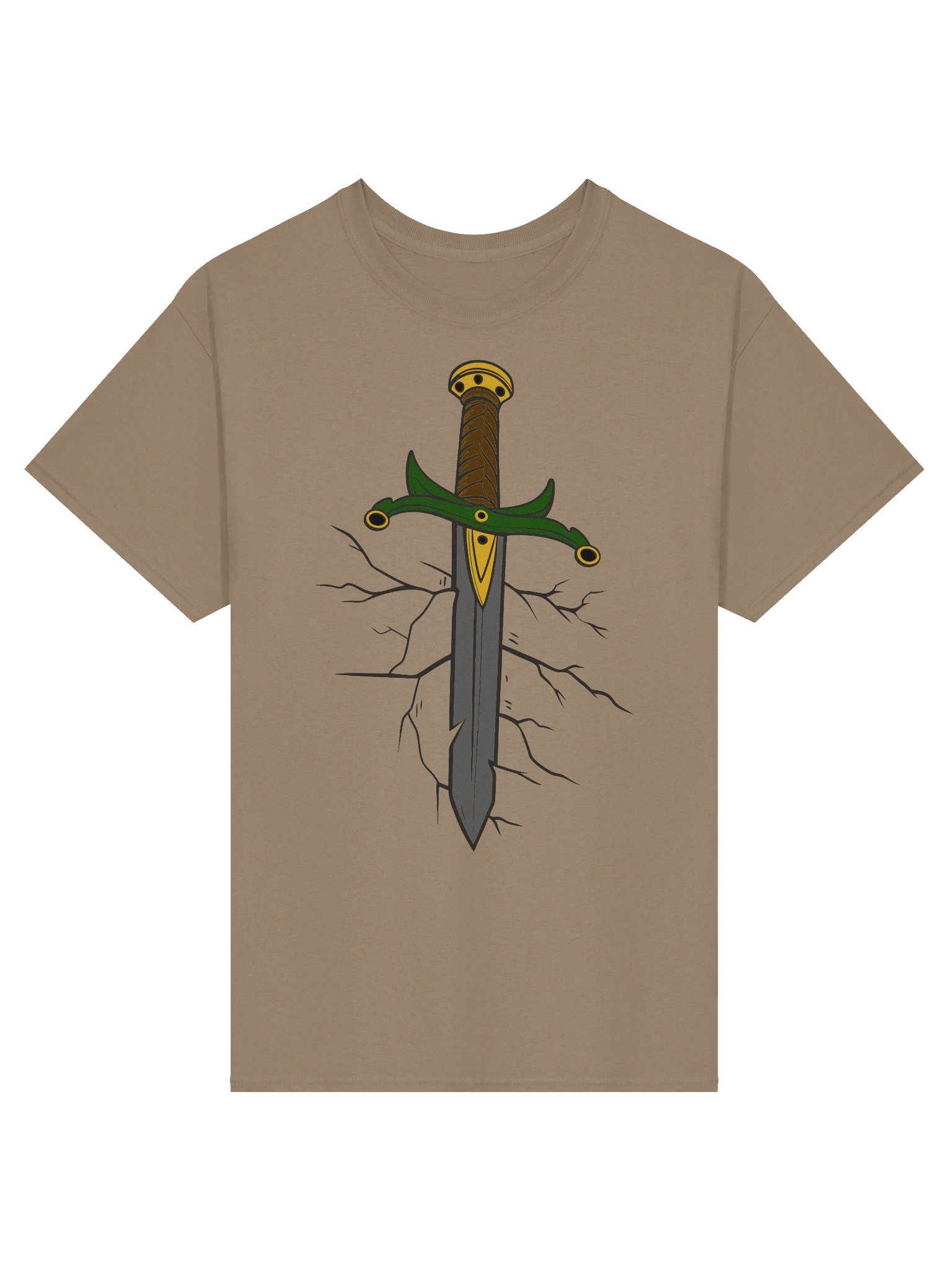 Cracked Steel Guardian Sword T-Shirt product image (1)