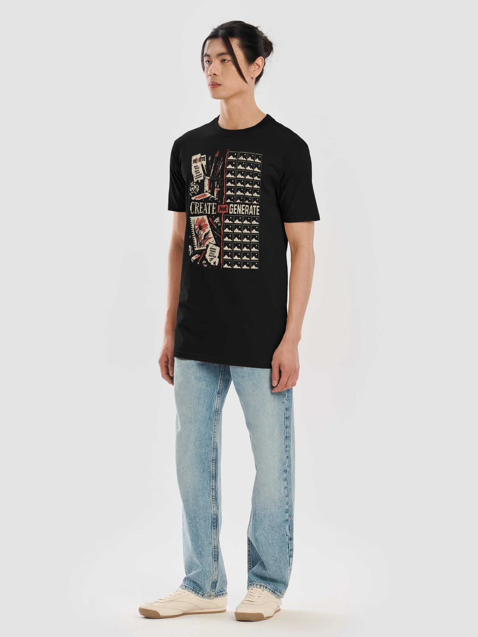 Create Not Generate: Studio vs Server | Heavyweight Tee product image (37)