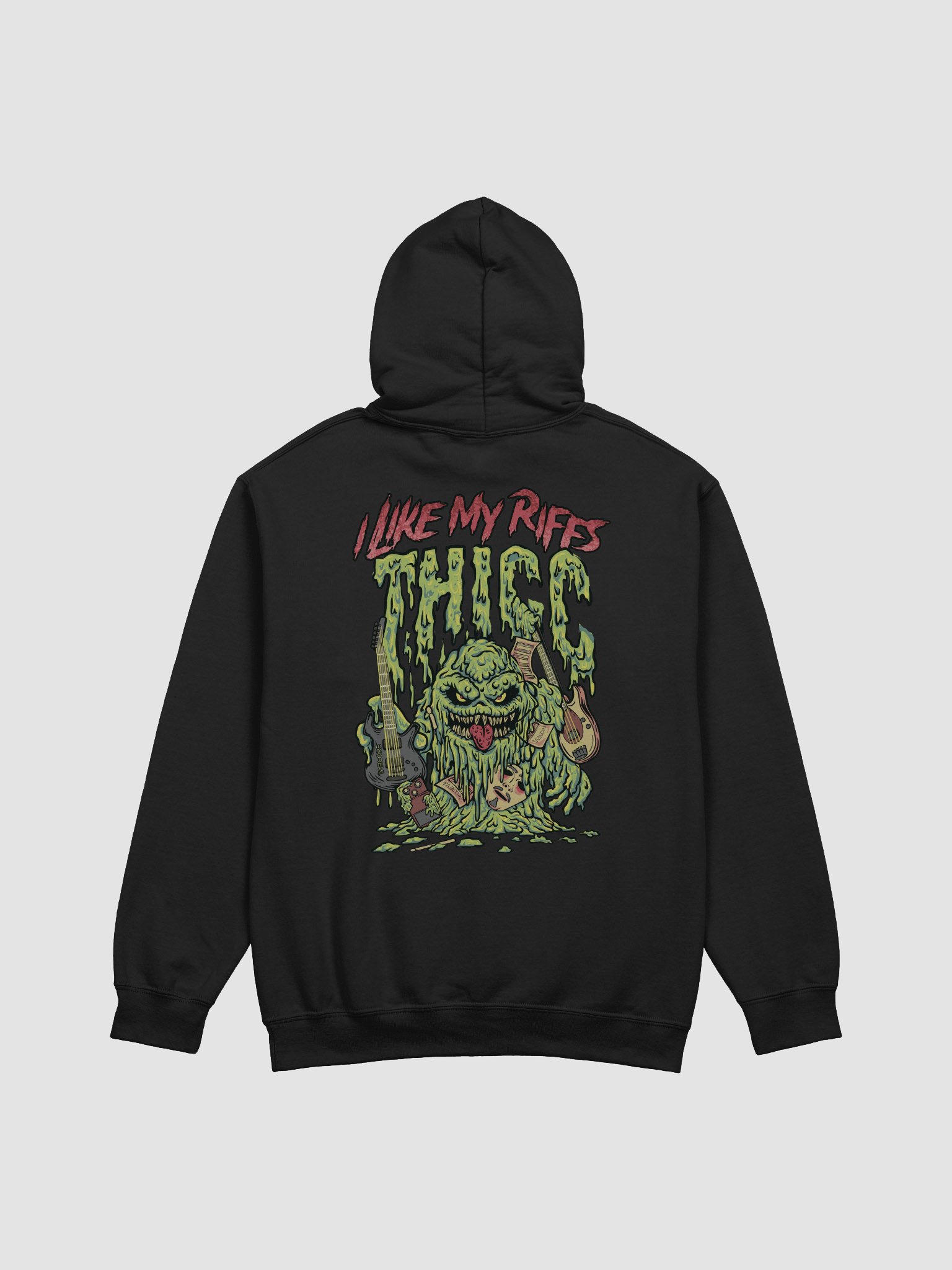 I Like My Riffs THICC – Monster Hoodie (front & back print) product image (2)