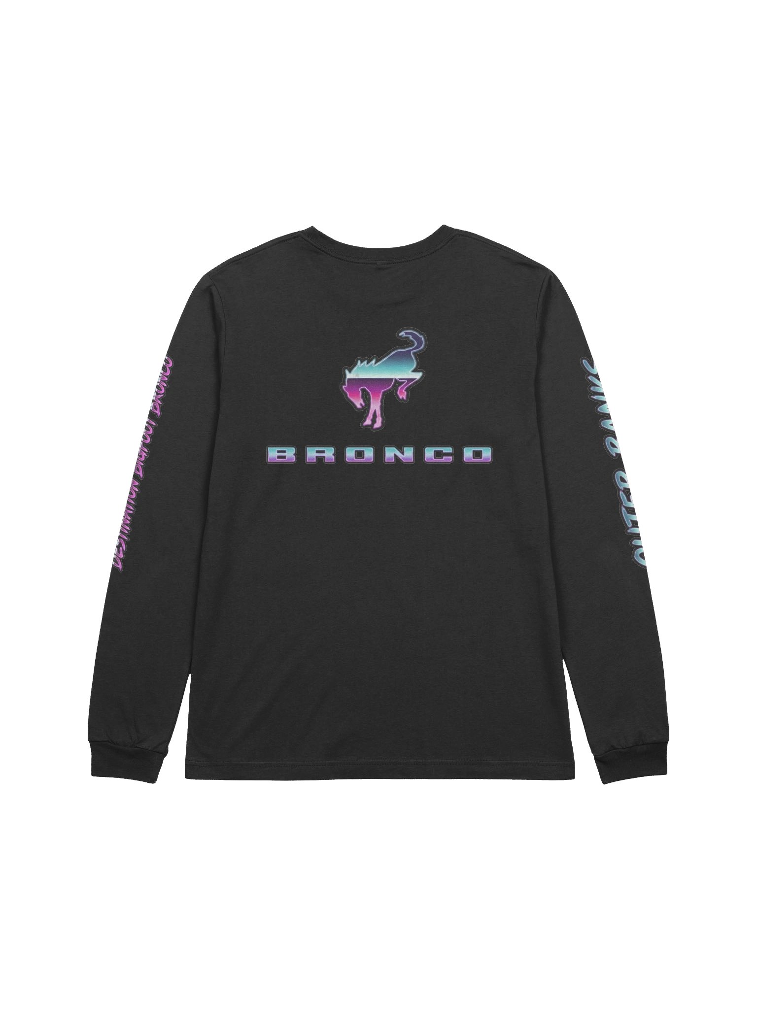 2026 Bronco Beach Bash OBX / Destination Bigfoot Bronco Collab Long Sleeve Bella+Canvas Supersoft T-Shirt (Multiple Colors Available) product image (4)