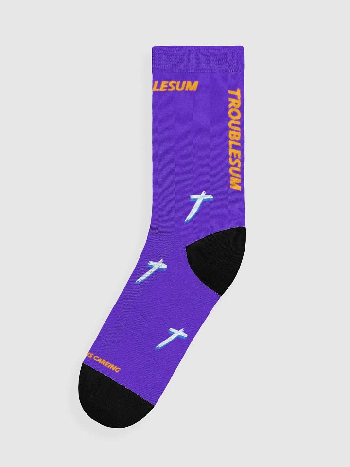 Troubl3sum Premium Sustainable Crew Socks product image (1)