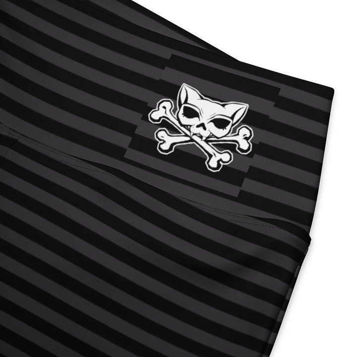 Blaque Stripped Kat Skull Flares product image (2)