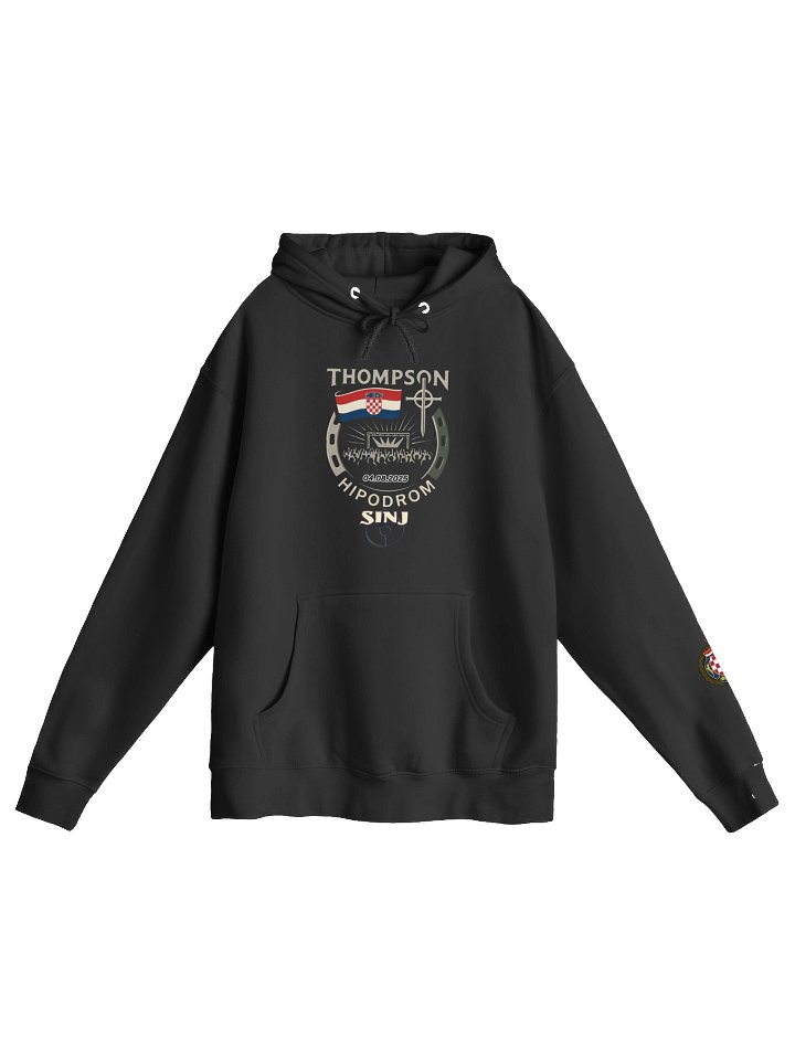 Croatian Flag Concert Hoodie Thompson Hipodrom product image (1)