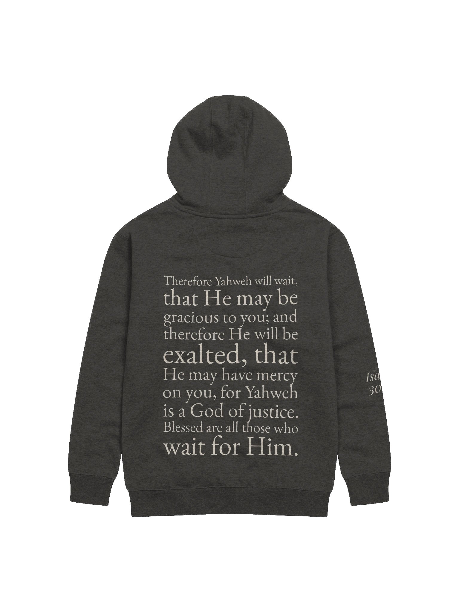 Grace in the Wilderness Hoodie – Isaiah 30:18 \| By Grace Capsule product image (2)
