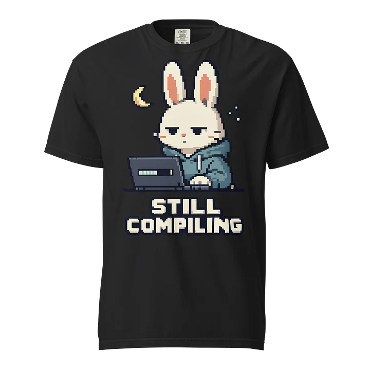 Still Compiling Rabbit T-Shirt product image (1)