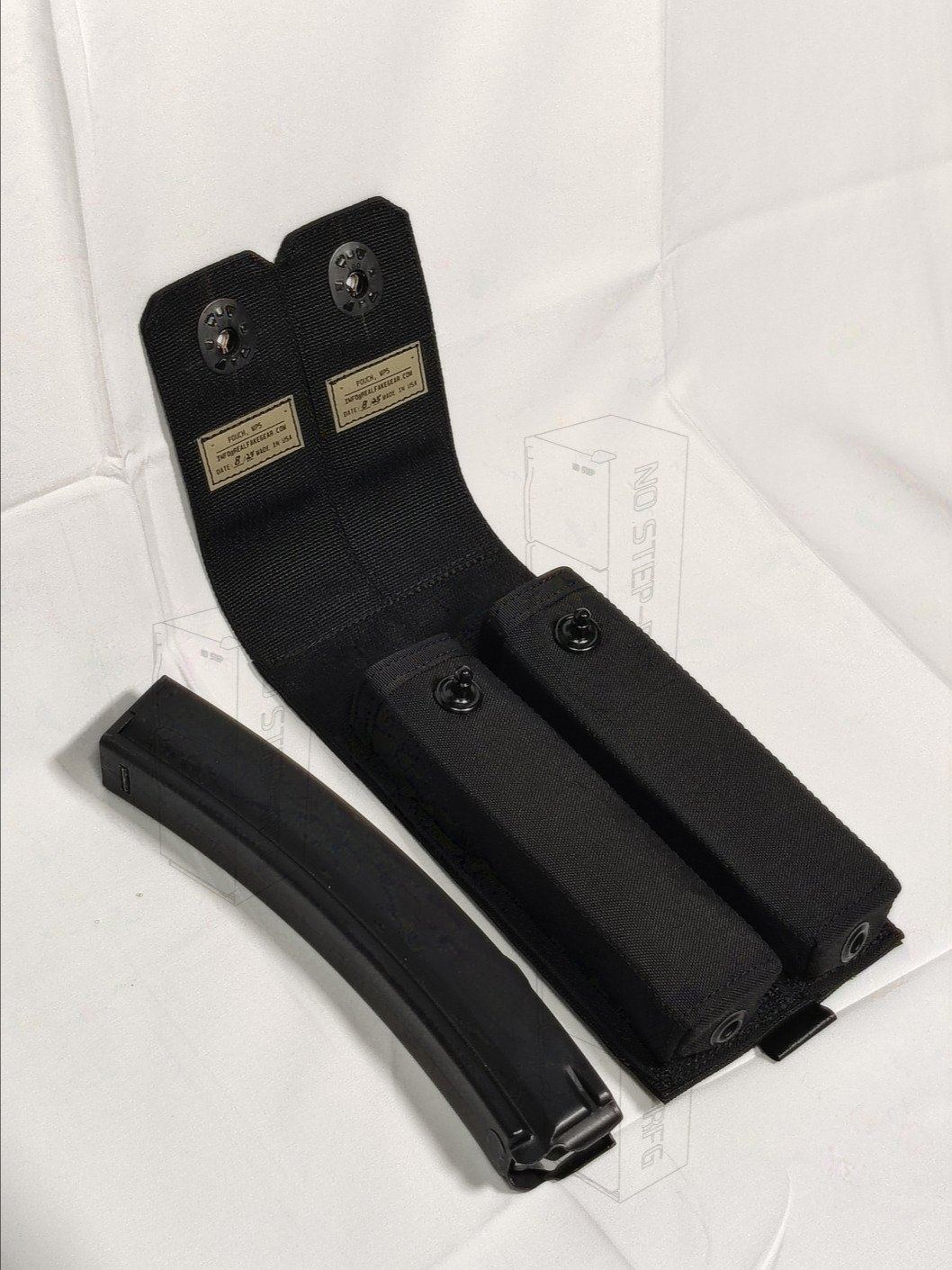 *Made to order* Double MP5 Pouch, Black product image (6)