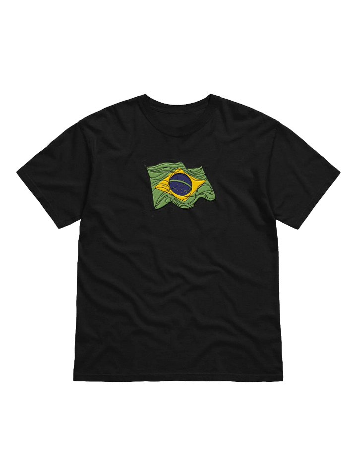 Brazilian Flag Line Art Design Tee product image (8)