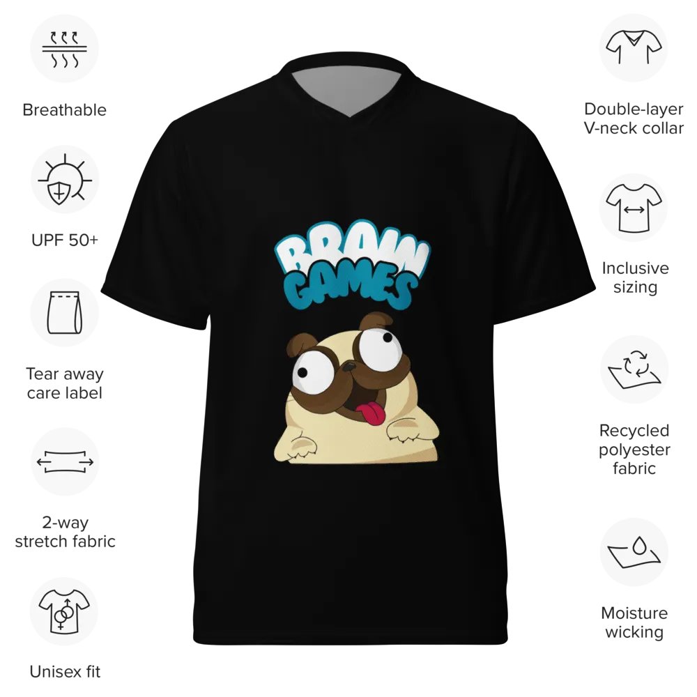BBB Silly Pug Brain Games All-Over Print Jersey product image (9)