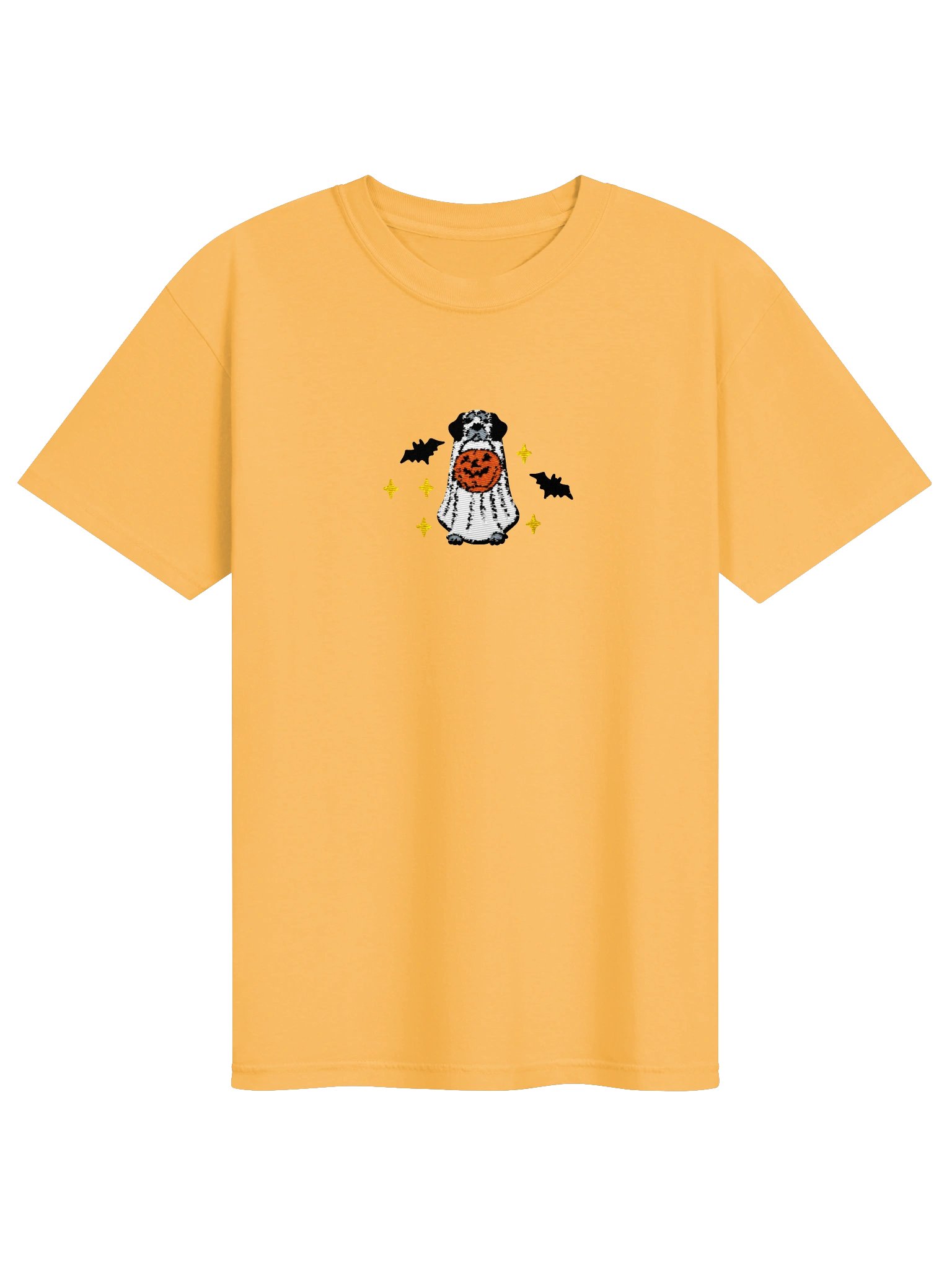 Halloween German Shorthaired Pointer(Black Roan) Embroidered T-Shirt product image (33)