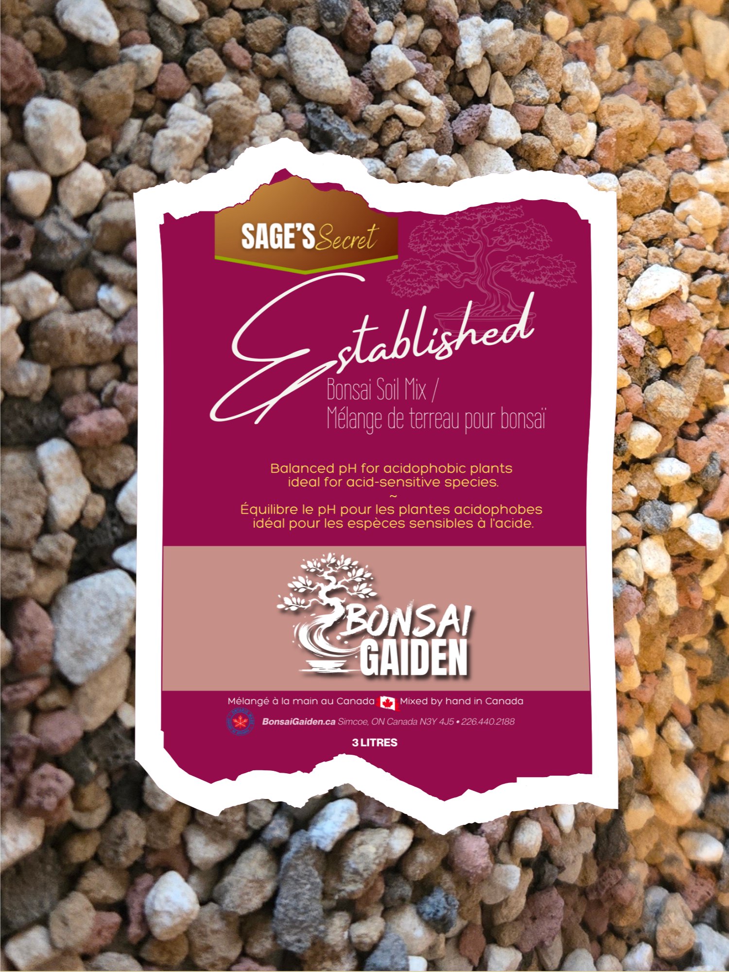 Sage's Secret (Acidophobic) Established Bonsai Soil product image (1)