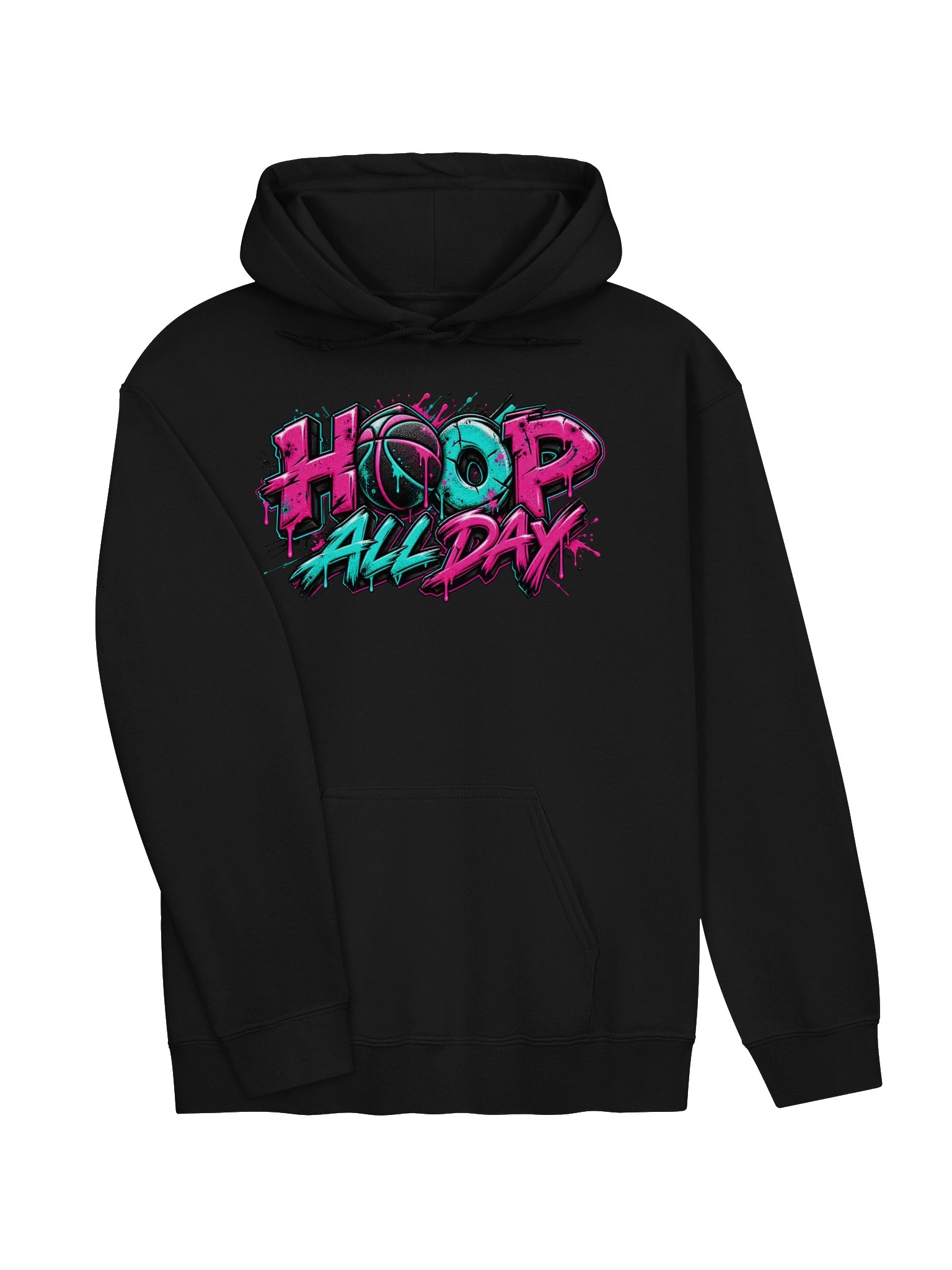 Blacktop Brand "Hoop All Day" Color Flash Hoodie product image (25)