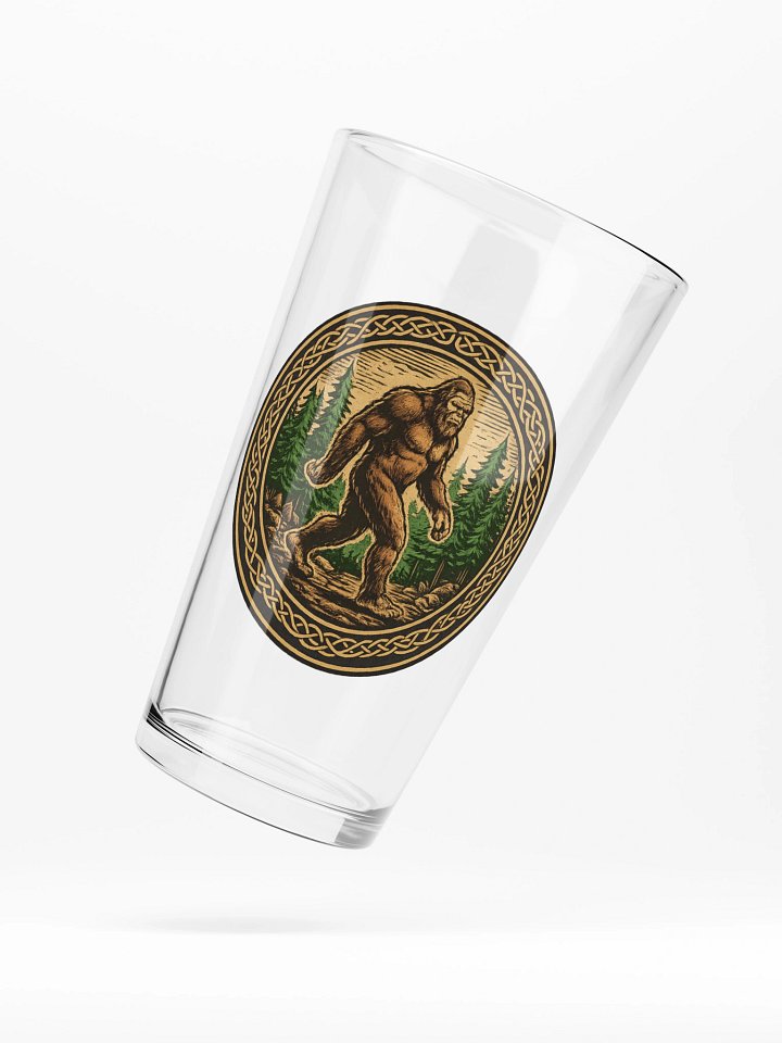 BIGFOOT EMBLEM SHAKER PINT GLASS 16oz product image (1)
