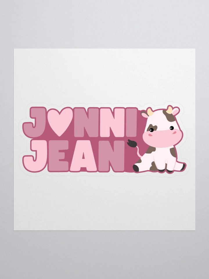 Jonni Jean Logo Sticker product image (1)