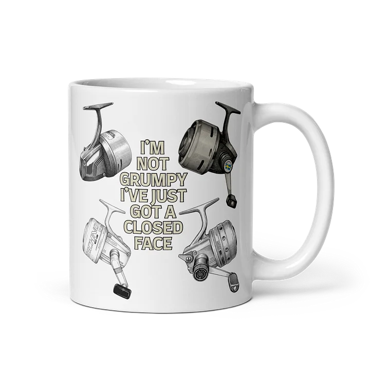 "I'm Not Grumpy" Closed Face Reel Mug product image (1)