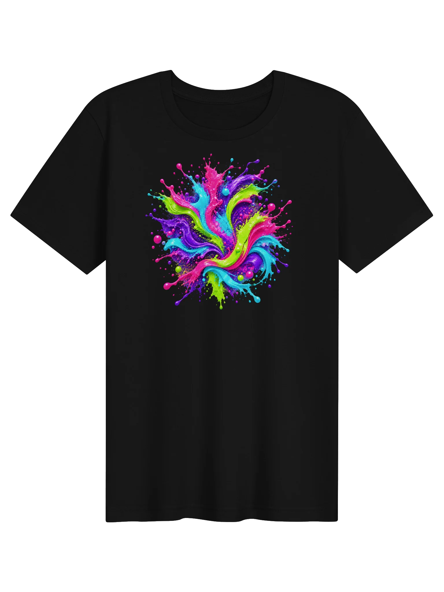 Unity Unleashed Neon Paint-Splatter T-Shirt — Individuality • Diversity • Brotherhood product image (4)