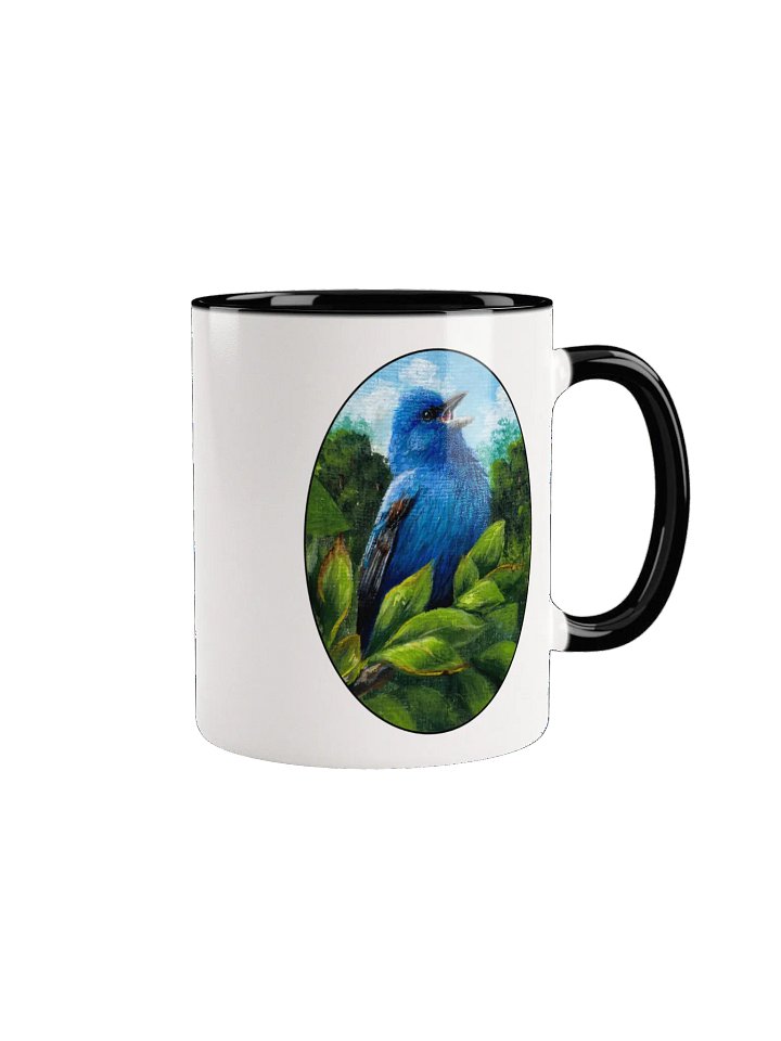Indigo Bunting Serenade Ceramic Mug product image (3)