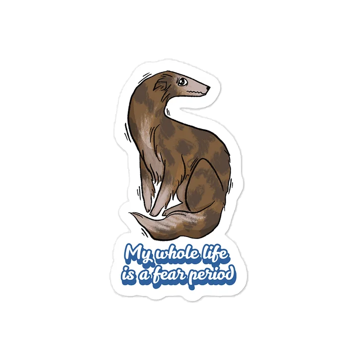 Fear Period Sticker - Brindle product image (1)