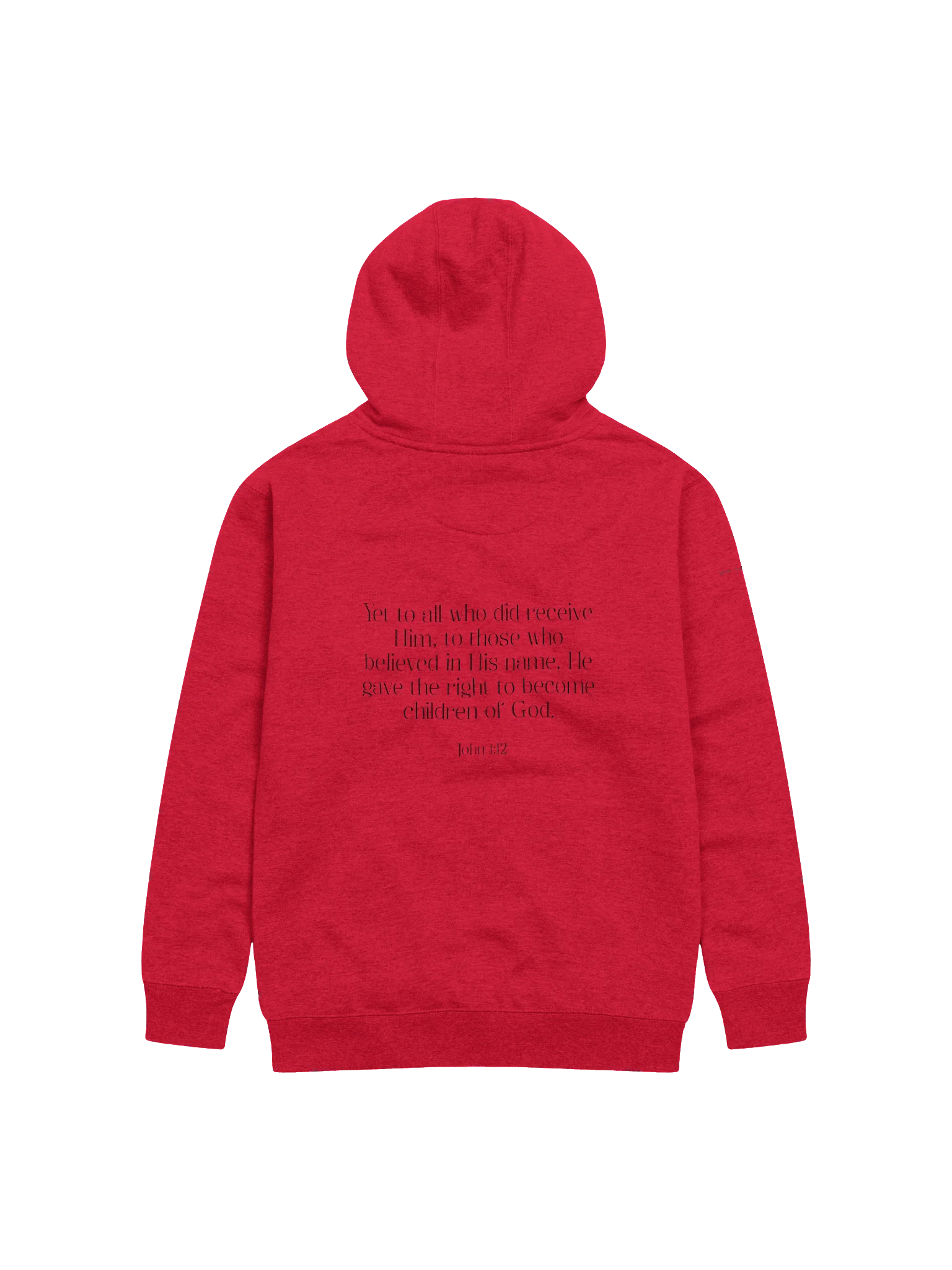 Daughter of the King Premium Hoodie - Red product image (2)