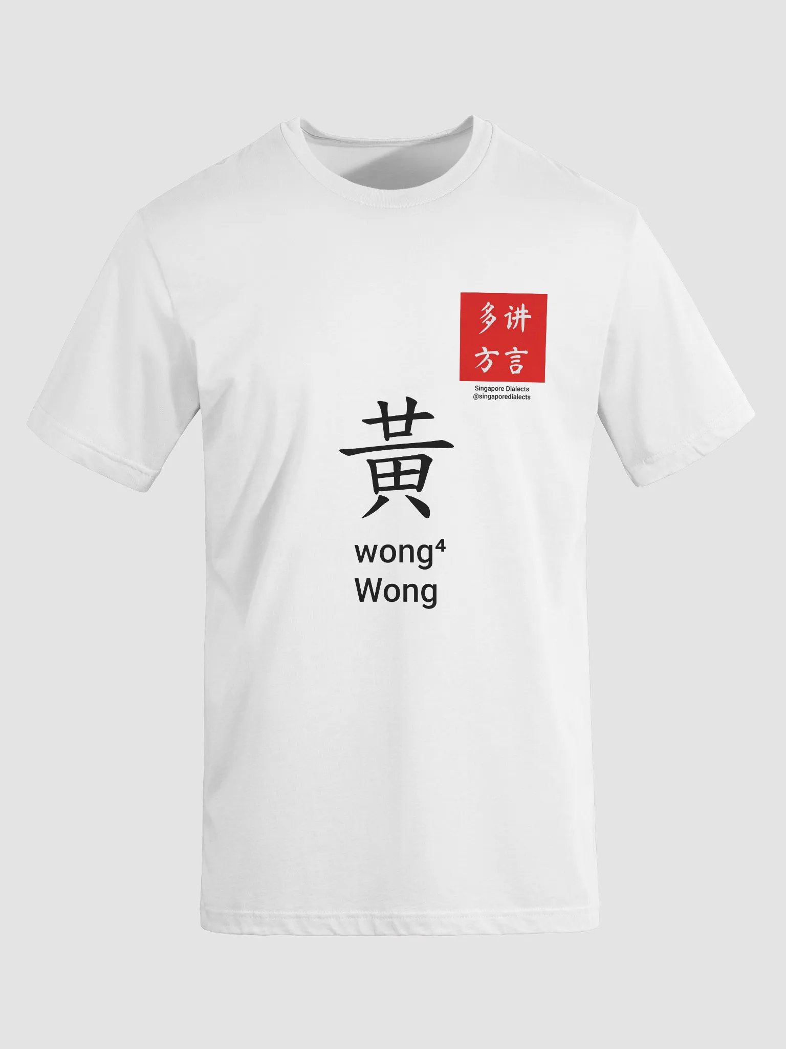 黄 Wong (Cantonese) Surname T-Shirt (Light) product image (8)