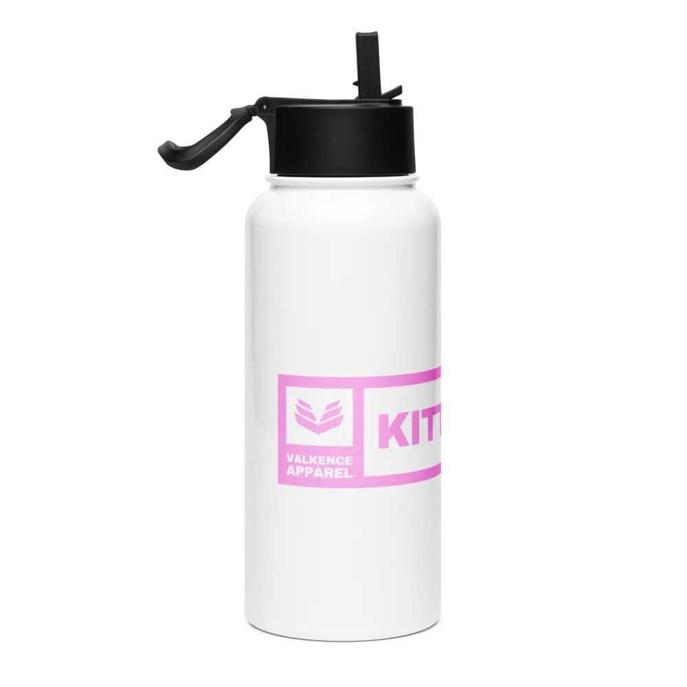 Kittykat23 Water Bottle with Straw Lid - Pink product image (4)