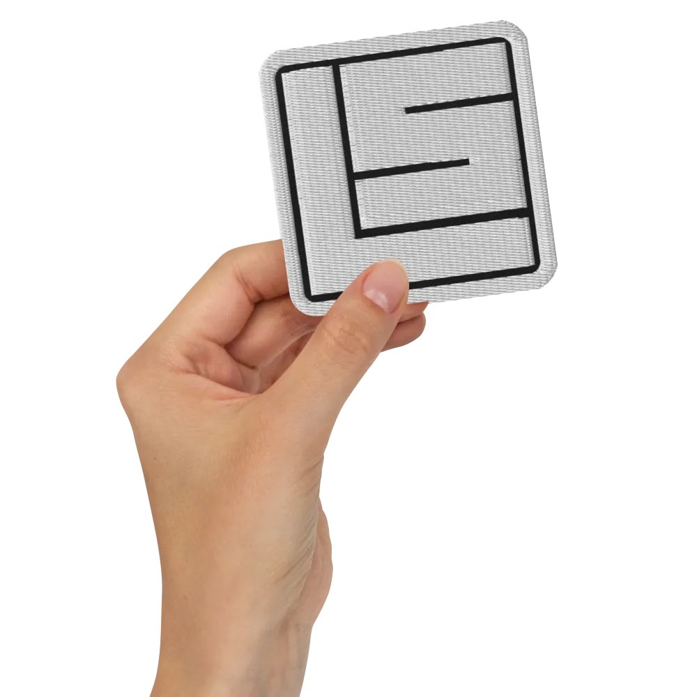 LS Square Patch (White) product image (2)