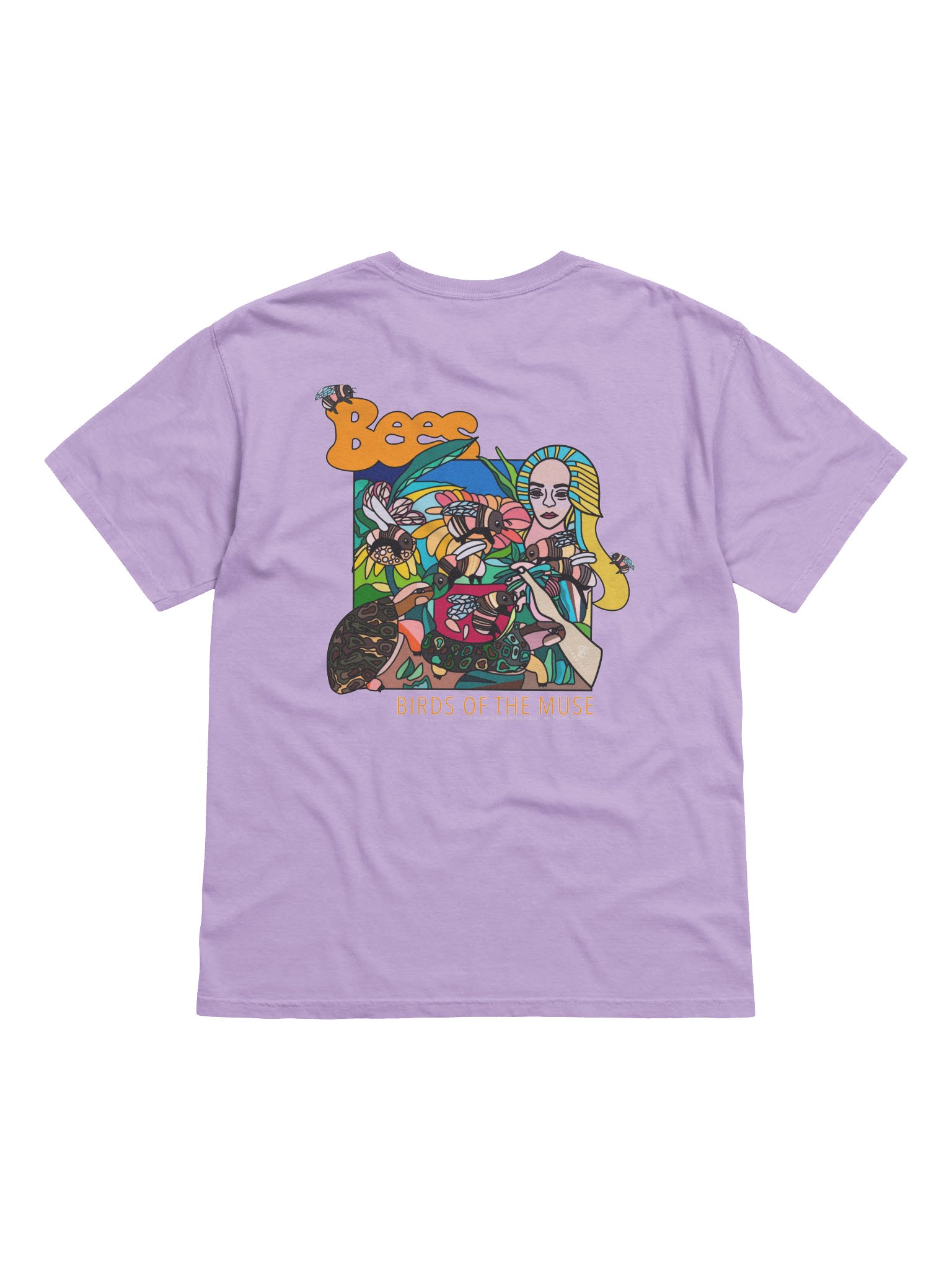 Bees Birds Of The Muse T-Shirt product image (2)