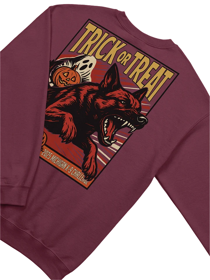 2025 Michigan K-9 Challenge Trick or Treat - Gildan Classic Crewneck Sweatshirt product image (6)