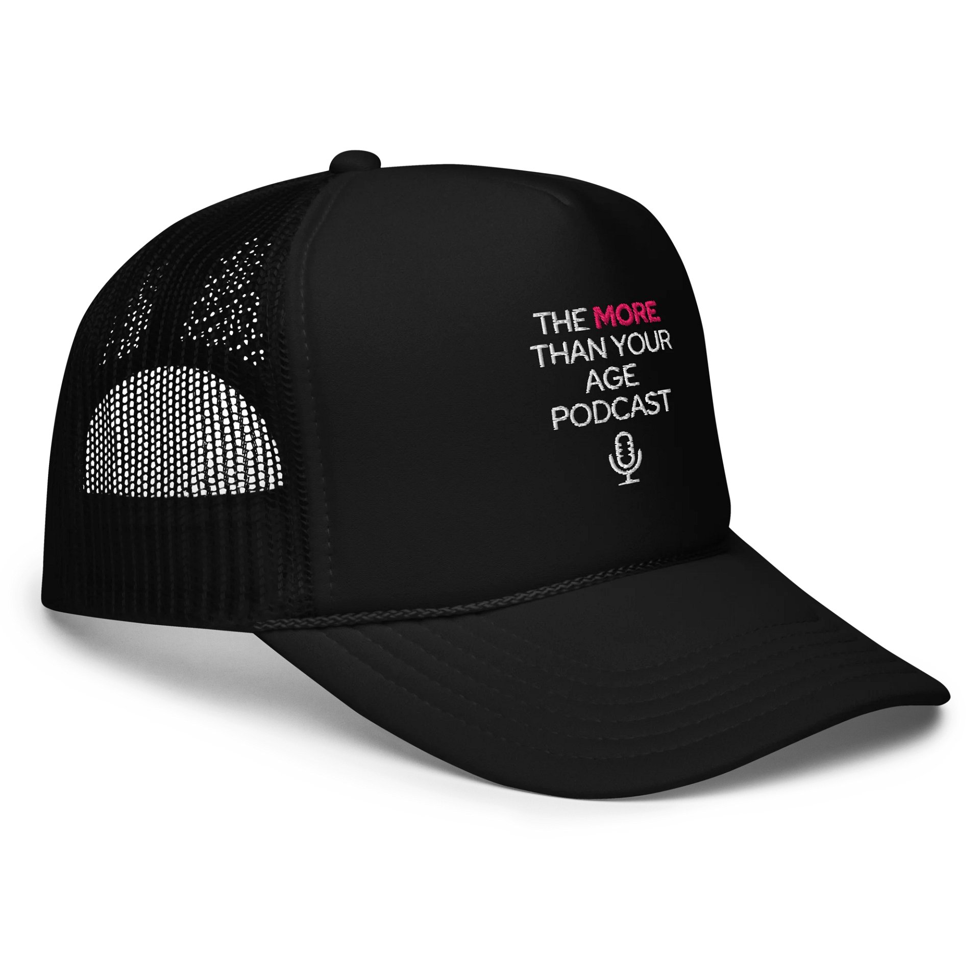 The More Than Your Age Podcast Hat- Black product image (3)