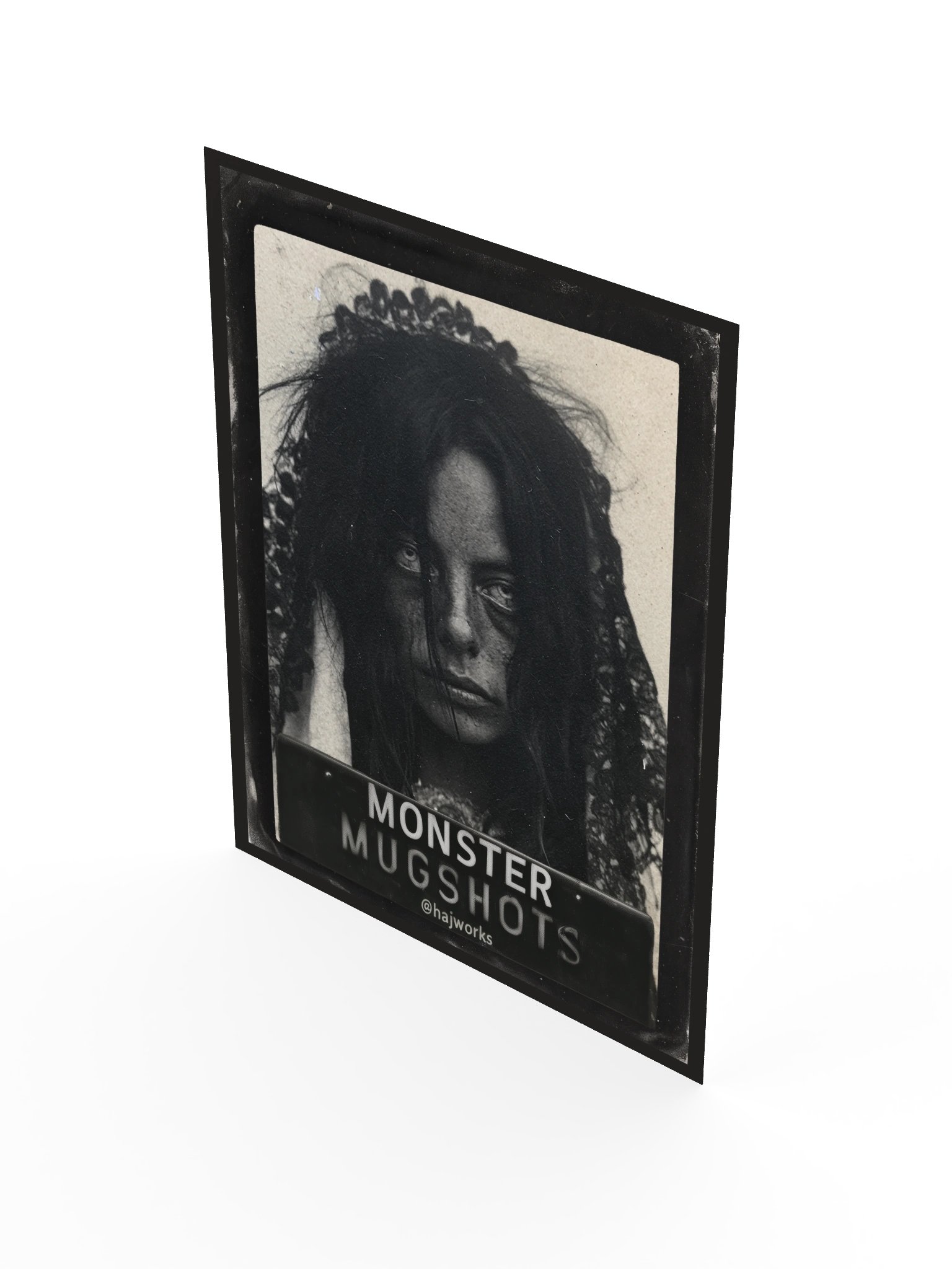 Monster Mugshots No. 007 — Matte Art Print product image (3)
