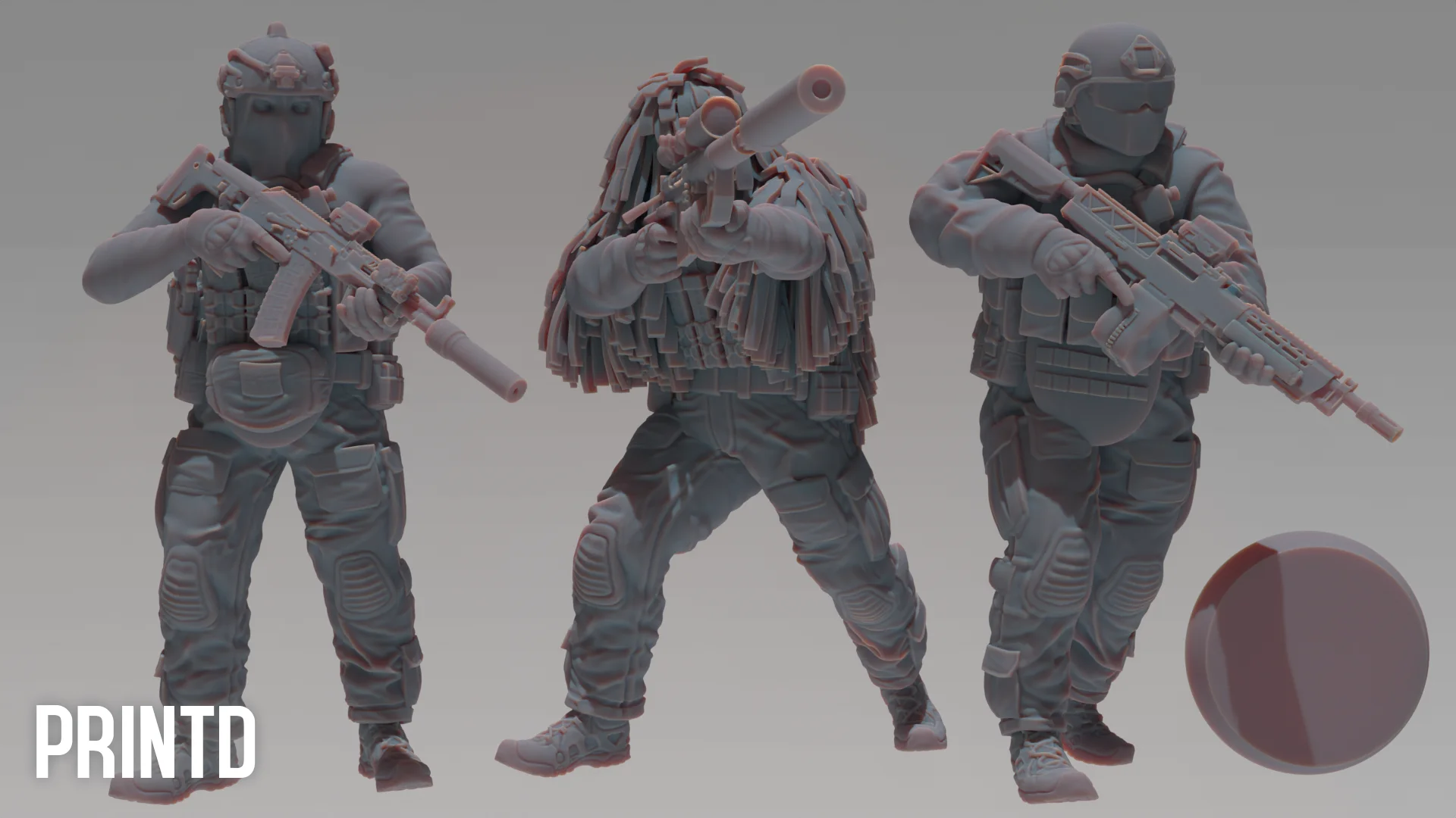 Apex Group Elite Operatives - Modern Warfare Wargame Resin Models Zona Alpha product image (2)