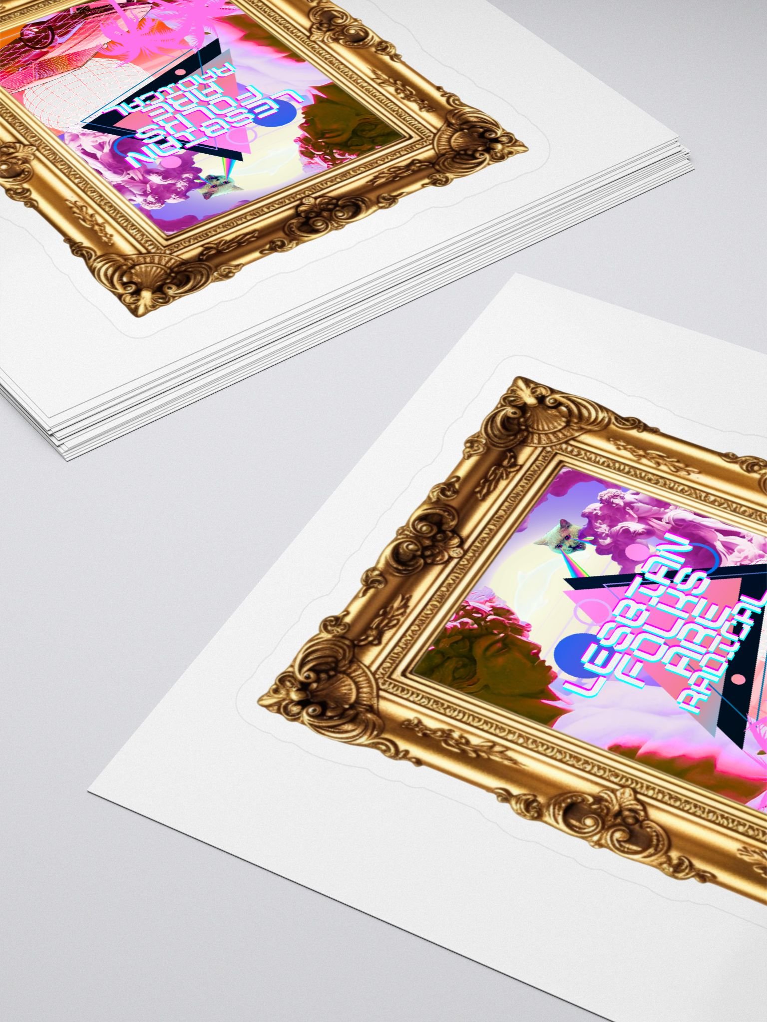Radical Pride - Lesbian Folks Are Rad (Sticker) product image (4)