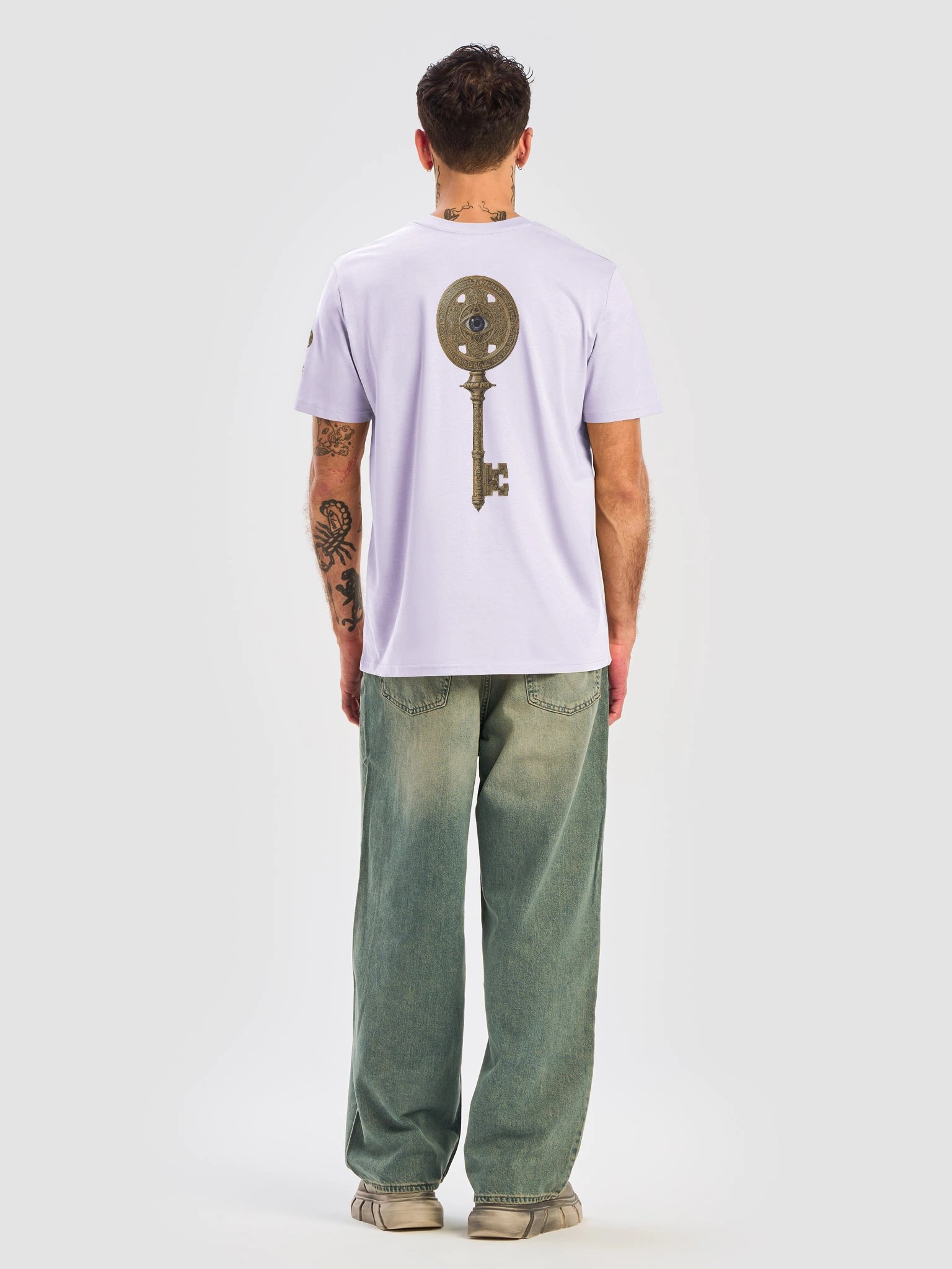 The Gatekeeper’s Key – Lavender Reverse Ascension Edition (Back + Left Shoulder Print) product image (8)