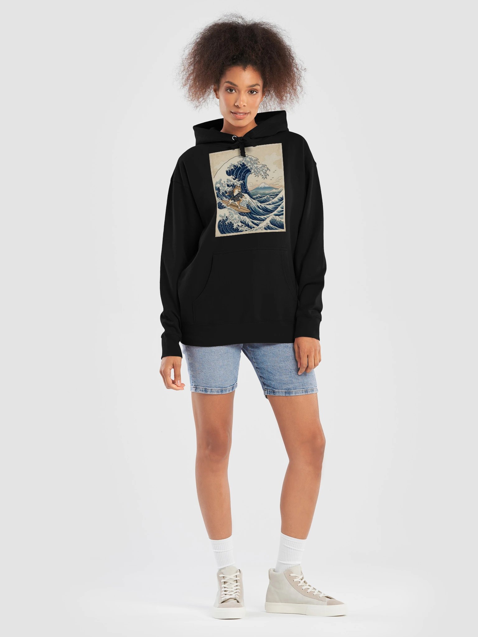 Great Wave Shiba Hoodie product image (25)