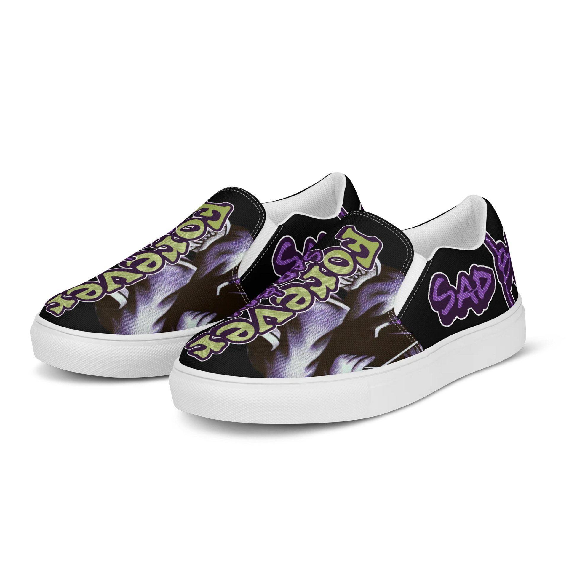 Sad Boy Handmade Laceless Shoes product image (2)