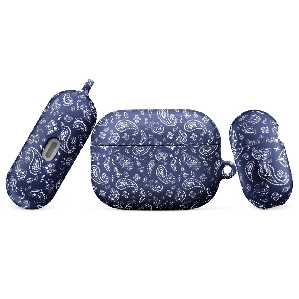 Indigo Bandana AirPods Case product image (43)
