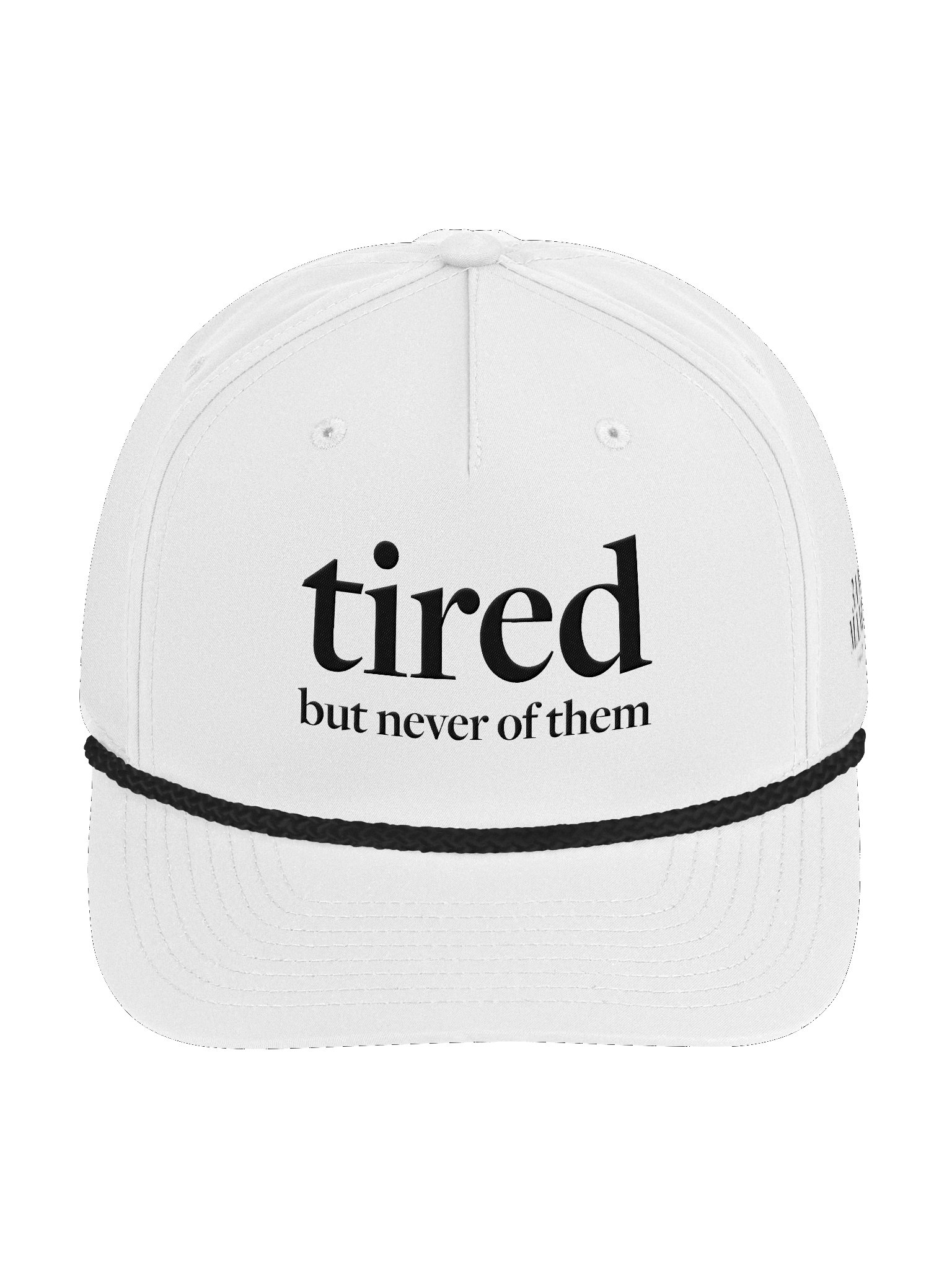 Tired Rope Hat - White product image (1)
