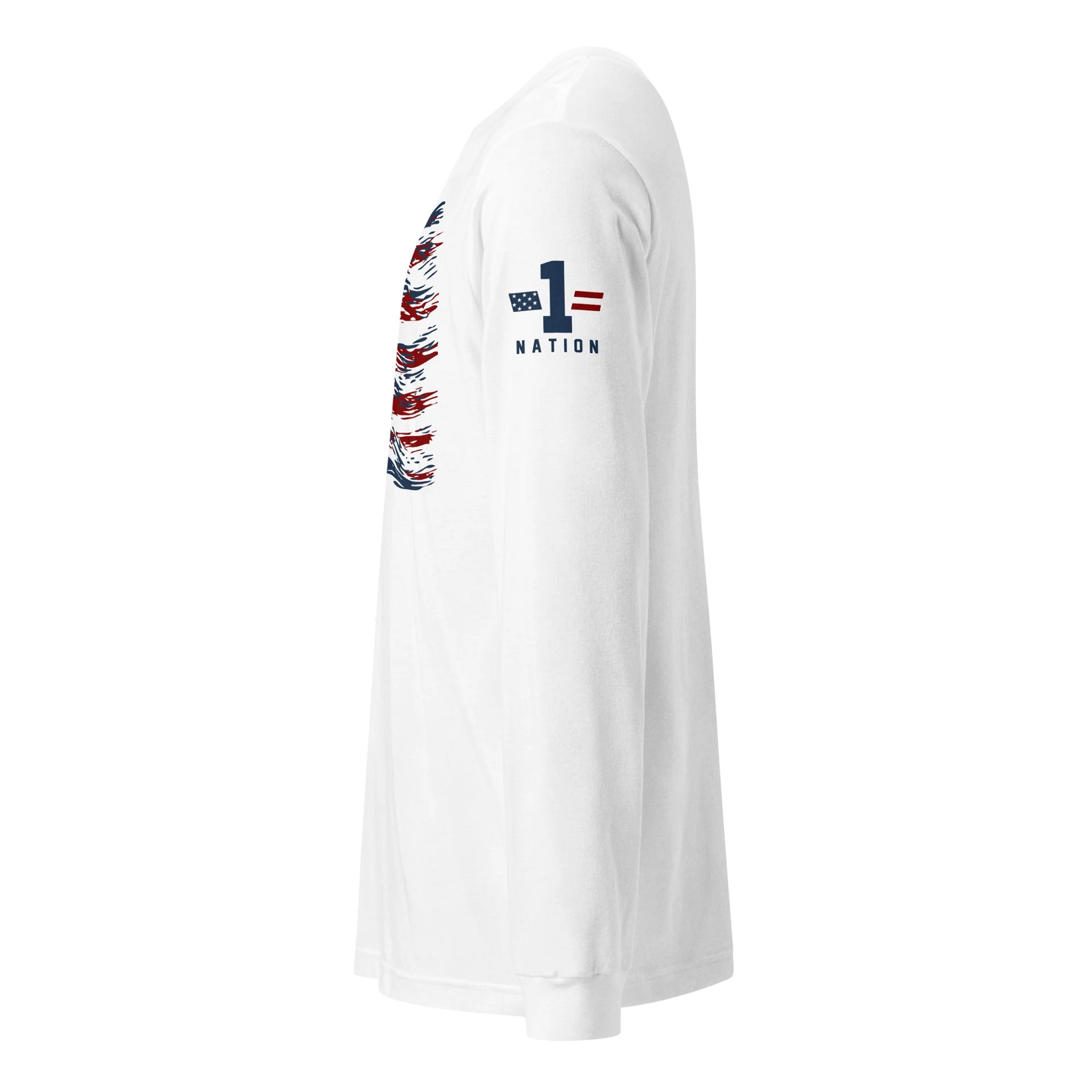God Bless America Wavy Flag Long Sleeve product image (2)