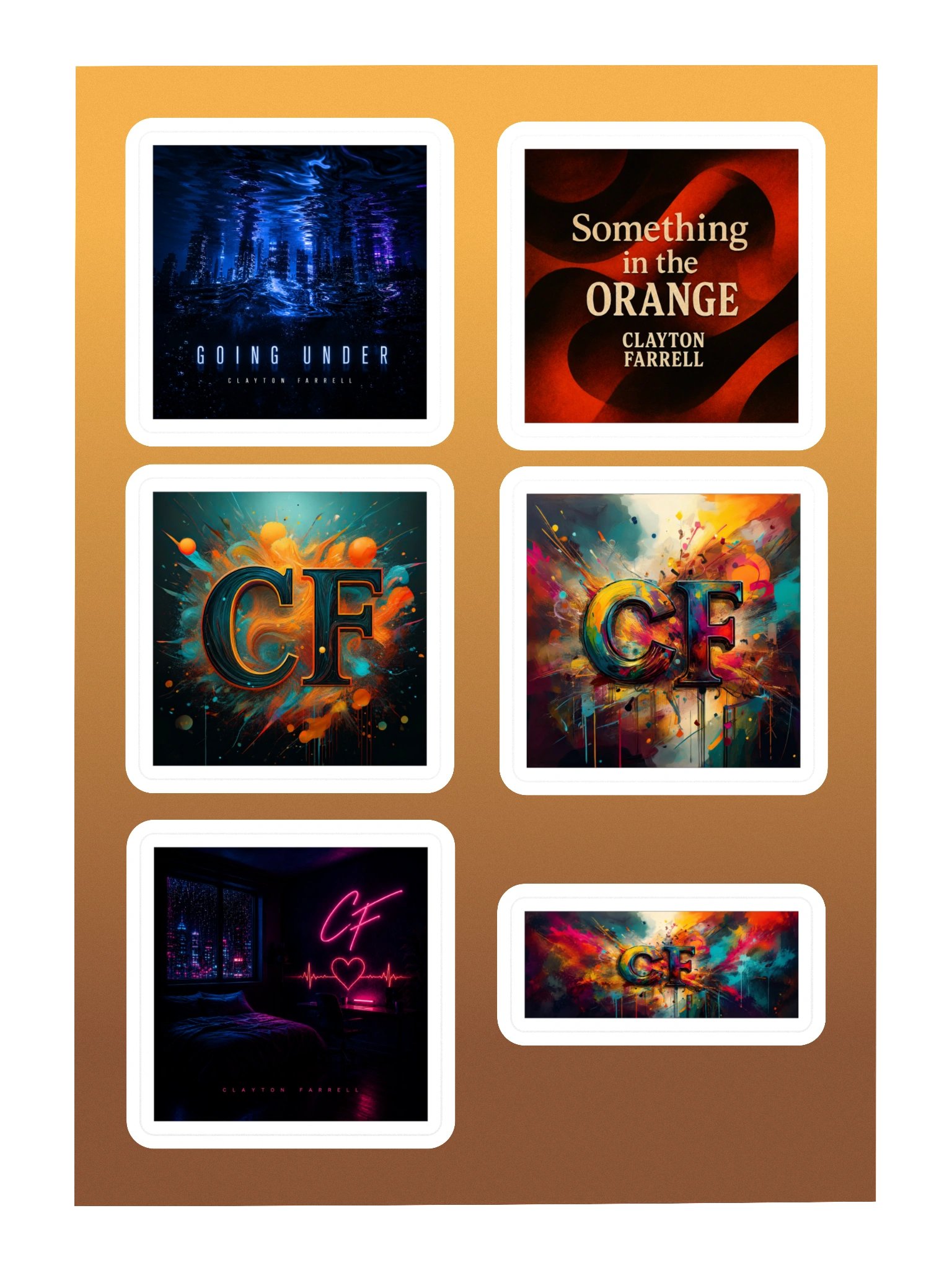 CF Collage Sticker Sheet product image (1)