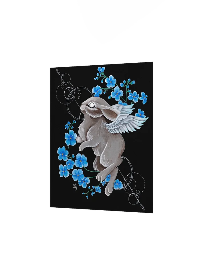 Angel Bunny Original Acrylic Paint Print product image (2)