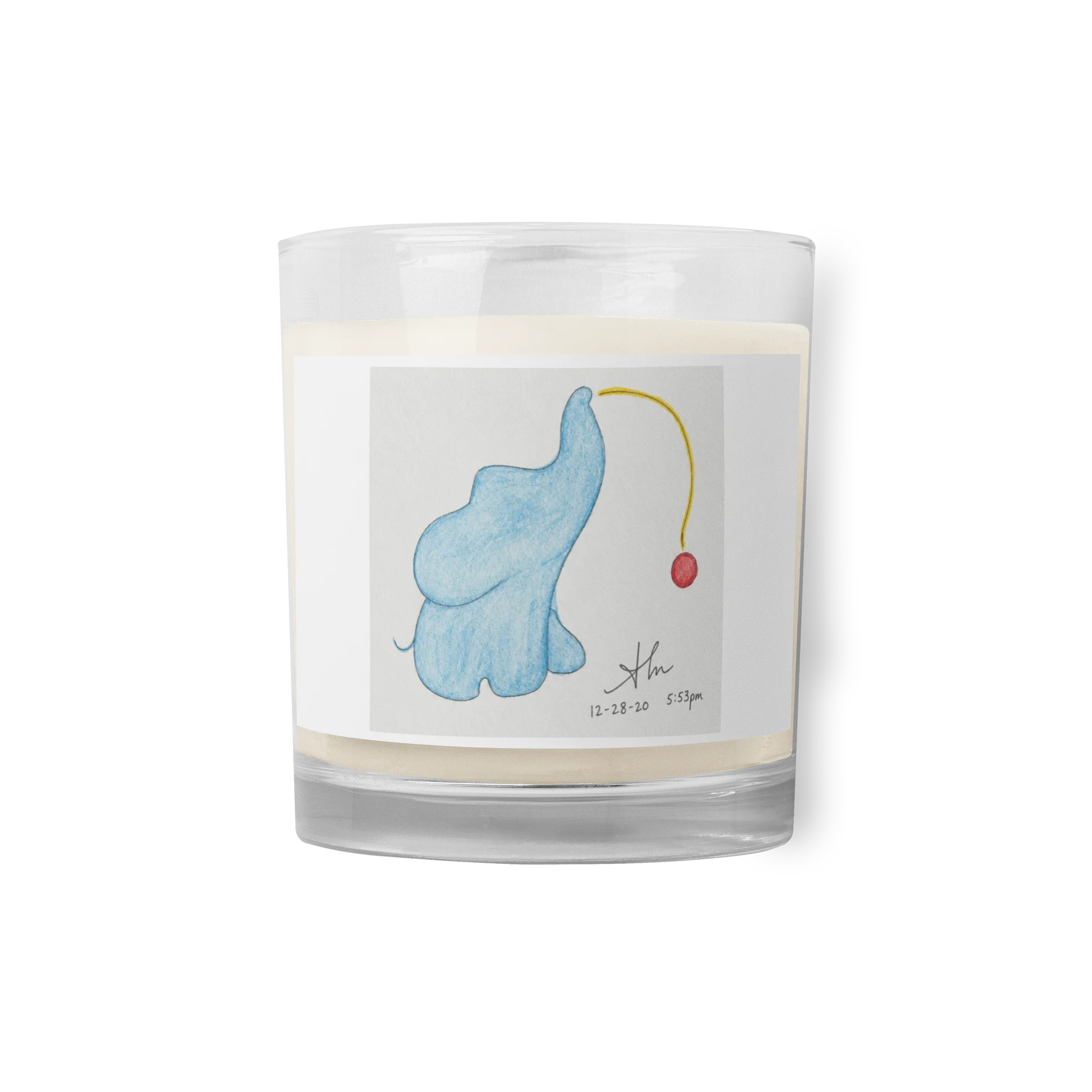 AK’s Ele-Fun-tastic Blue Elephant - Candle product image (1)