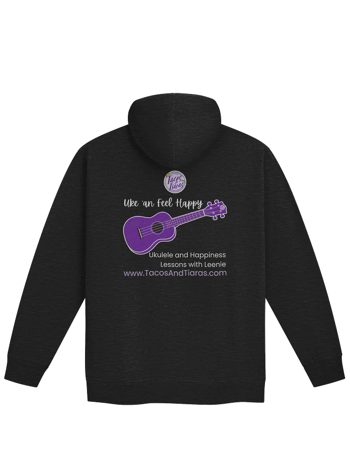 Uke 'an Feel Happy Zipper Hoodie product image (2)