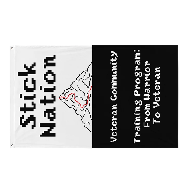 Stick Nation Vertical Flag product image (1)