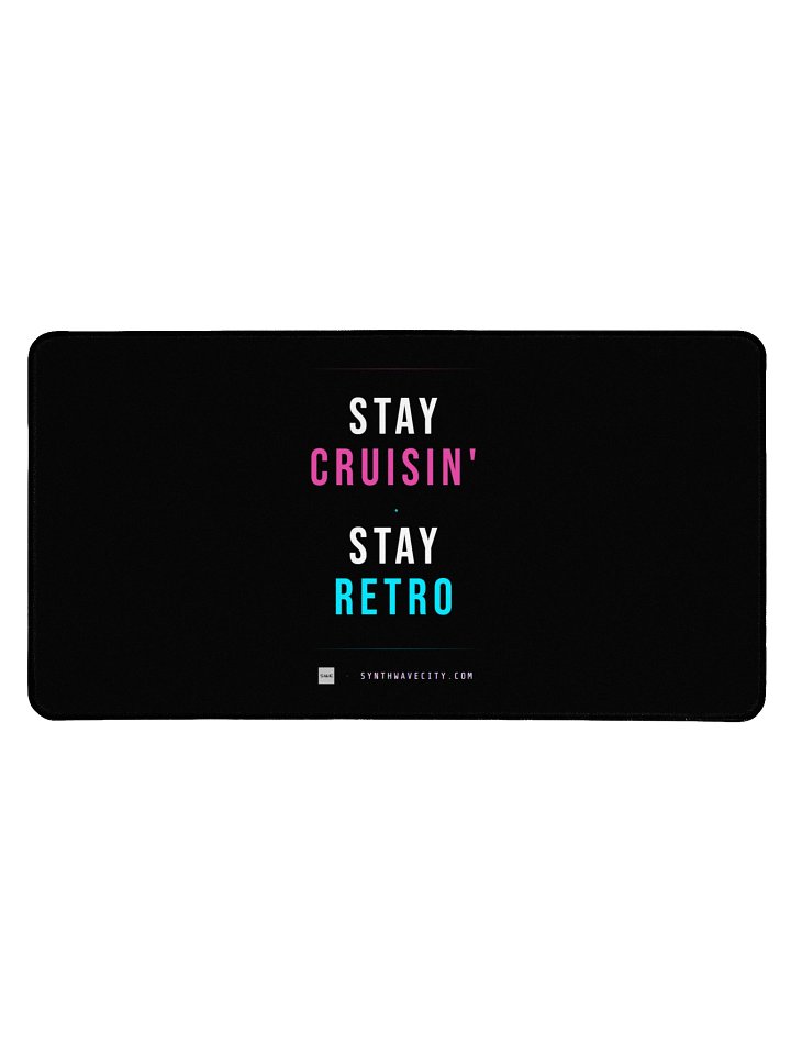 Stay Cruisin' Stay Retro | SWC | Desk Mat product image (1)